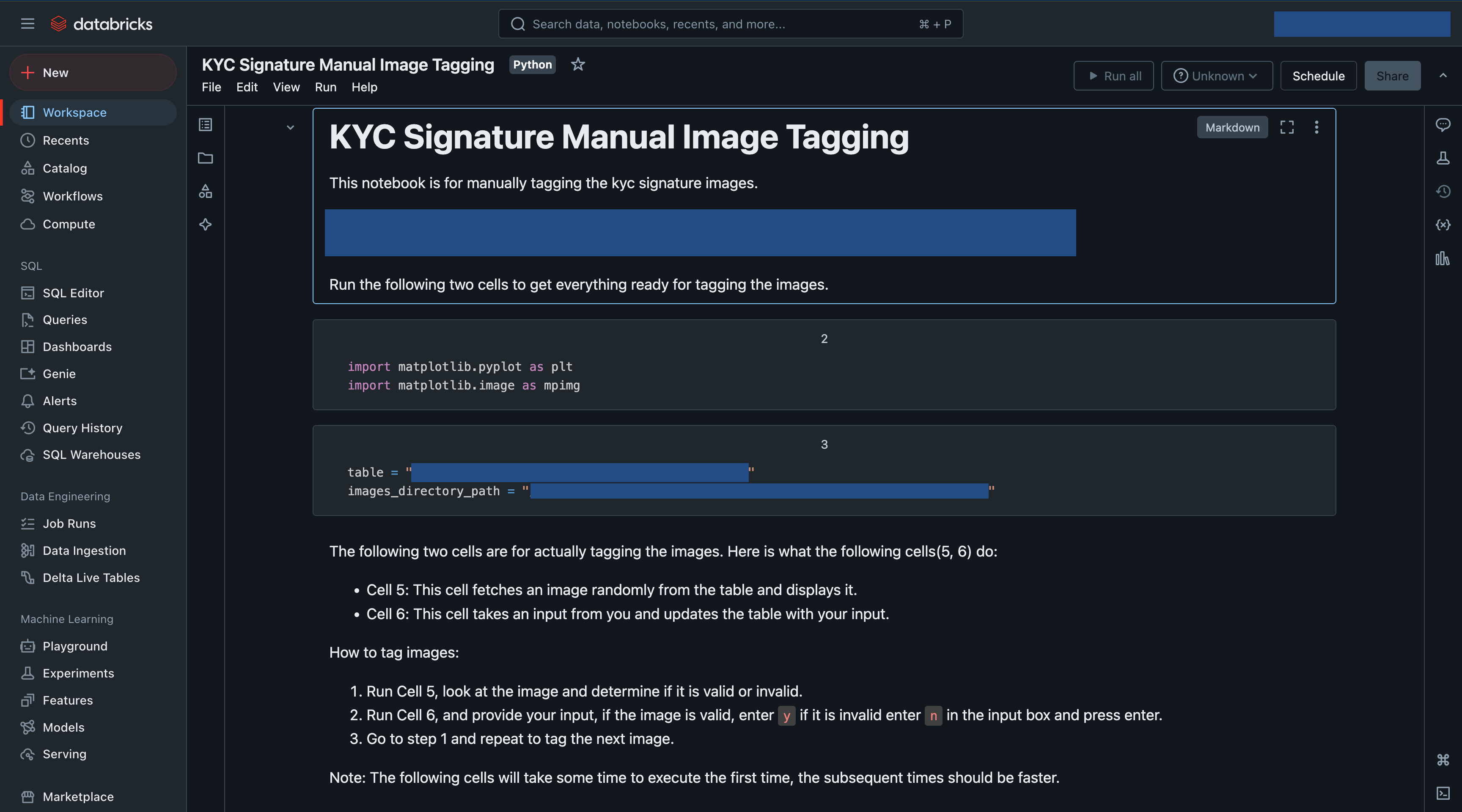 Databricks Notebook Image 1